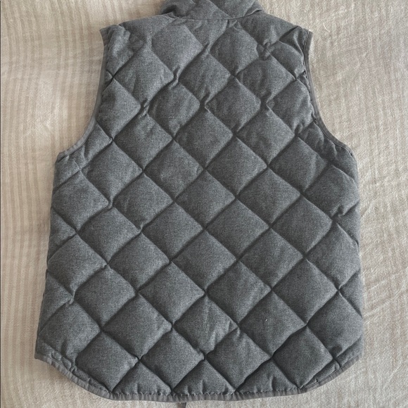 J. Crew Charcoal Quilted Vest - Picture 6 of 6
